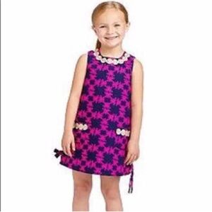 Lily Pulitzer Girls Get Hoppy Classic Shift Dress 3t